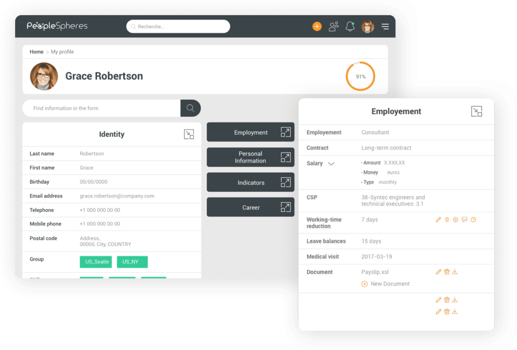 Unified Employee Profile One Place For All Your HR Work