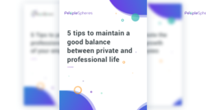 private and professional life, how to balance it ?