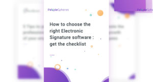 Electronic Signature software checklist