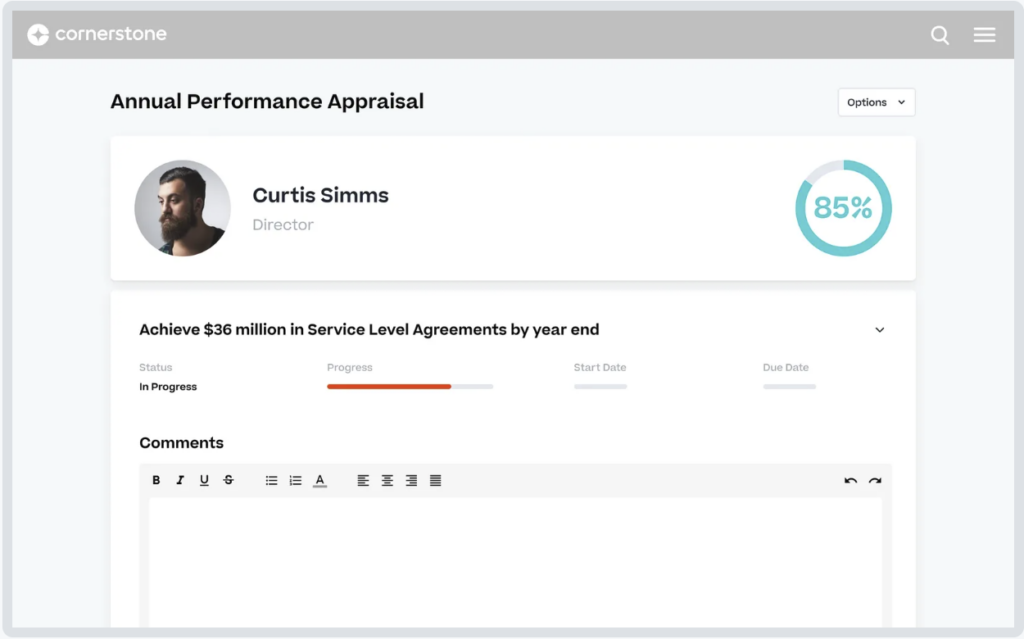 Content Performance Management est présent dans le store PeopleSpheres dans la catégorie Entretiens et objectifs