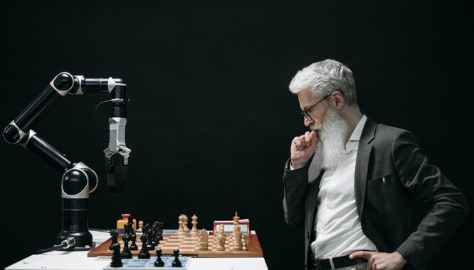 affrontement entre Intelligence artificielle et être humains