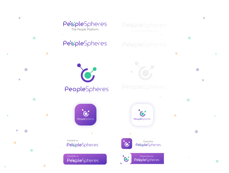 peoplespheres logos brand page