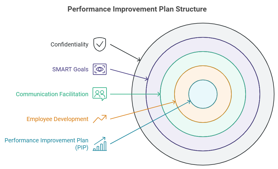 Performance improvement plan structure PeopleSpheres