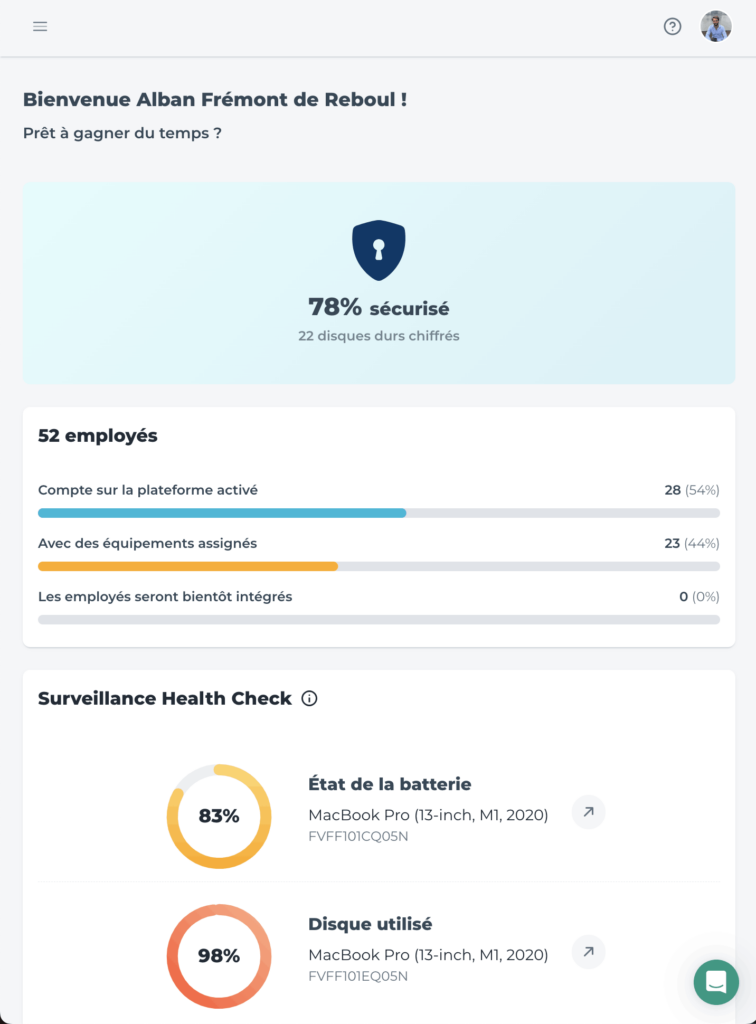 Rzilient health score PeopleSpheres