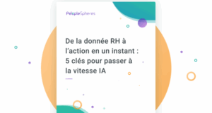 Illustration de livre blanc : De la donnée RH à l’action en un instant : 5 clés pour passer à la vitesse IA