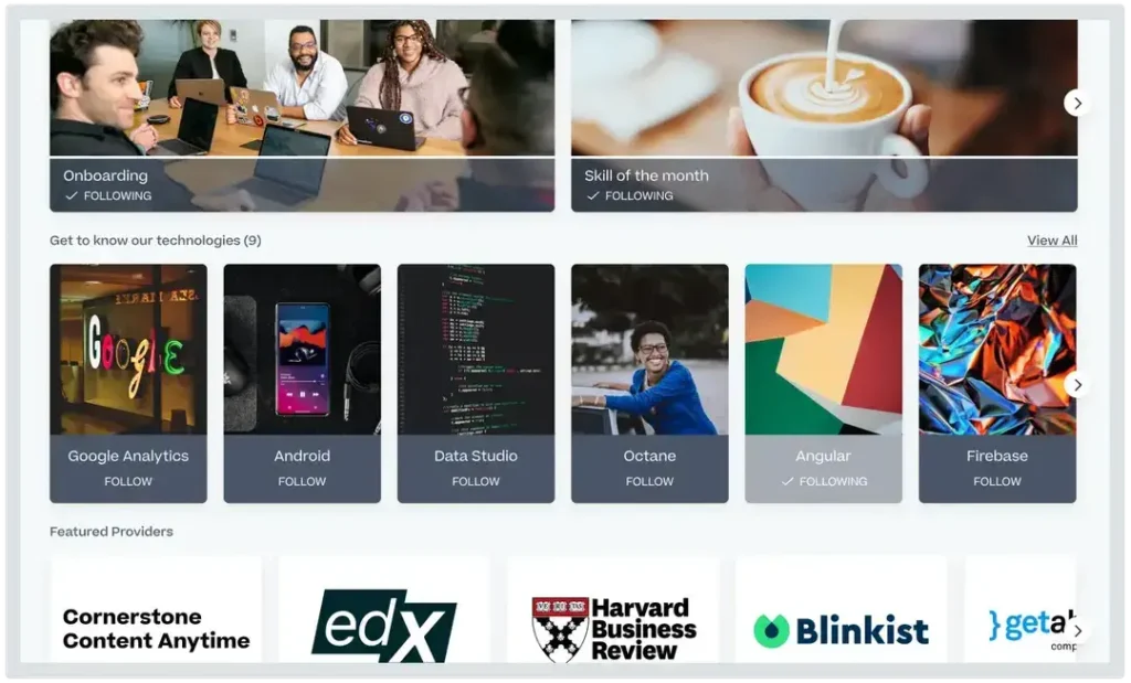 Cornerstone Learn Extended Enterprise PeopleSpheres