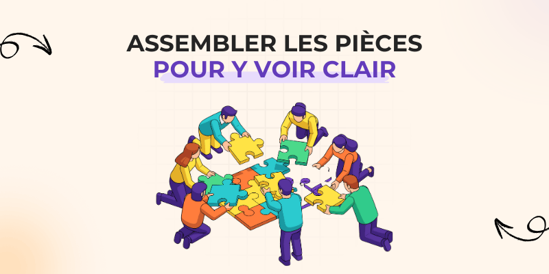 illustration briser les silos en assemblant les pieces peoplespheres